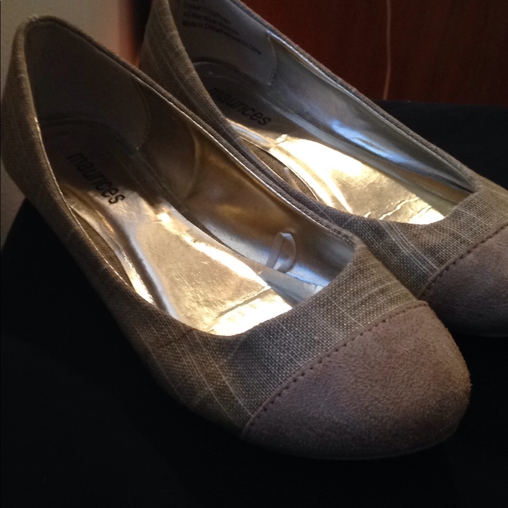 Maurice's Flats Tan Gray 7